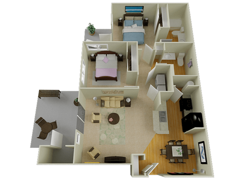 1529 Columbia Park Trail 1-2 Beds Apartment for Rent - Photo Gallery 34